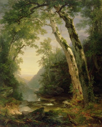 キャッツキル、1859 作： Asher Brown Durand